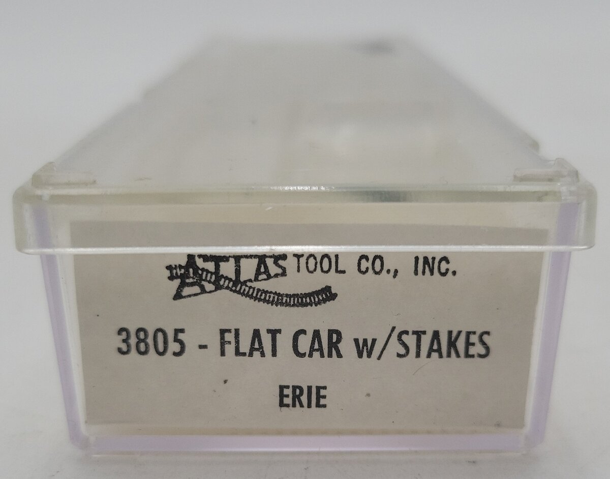 Atlas 3805 N Erie Flatcar w/ Stakes #7220 NIB
