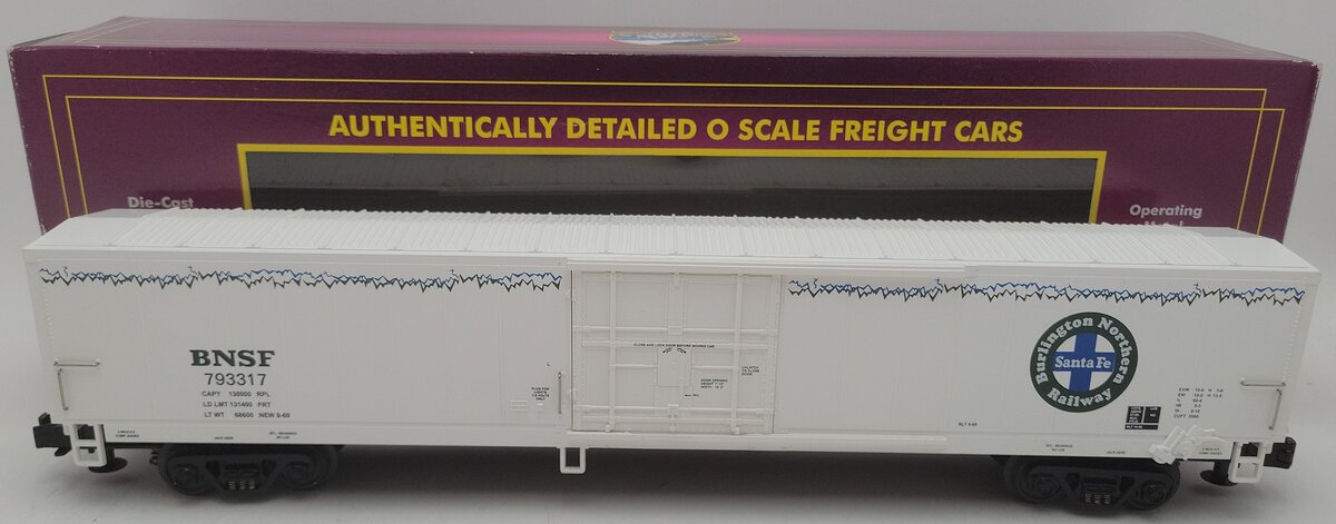 MTH 20-94055 Burlington North & Santa Fe 60‘ Reefer Car #793317 EX/Box