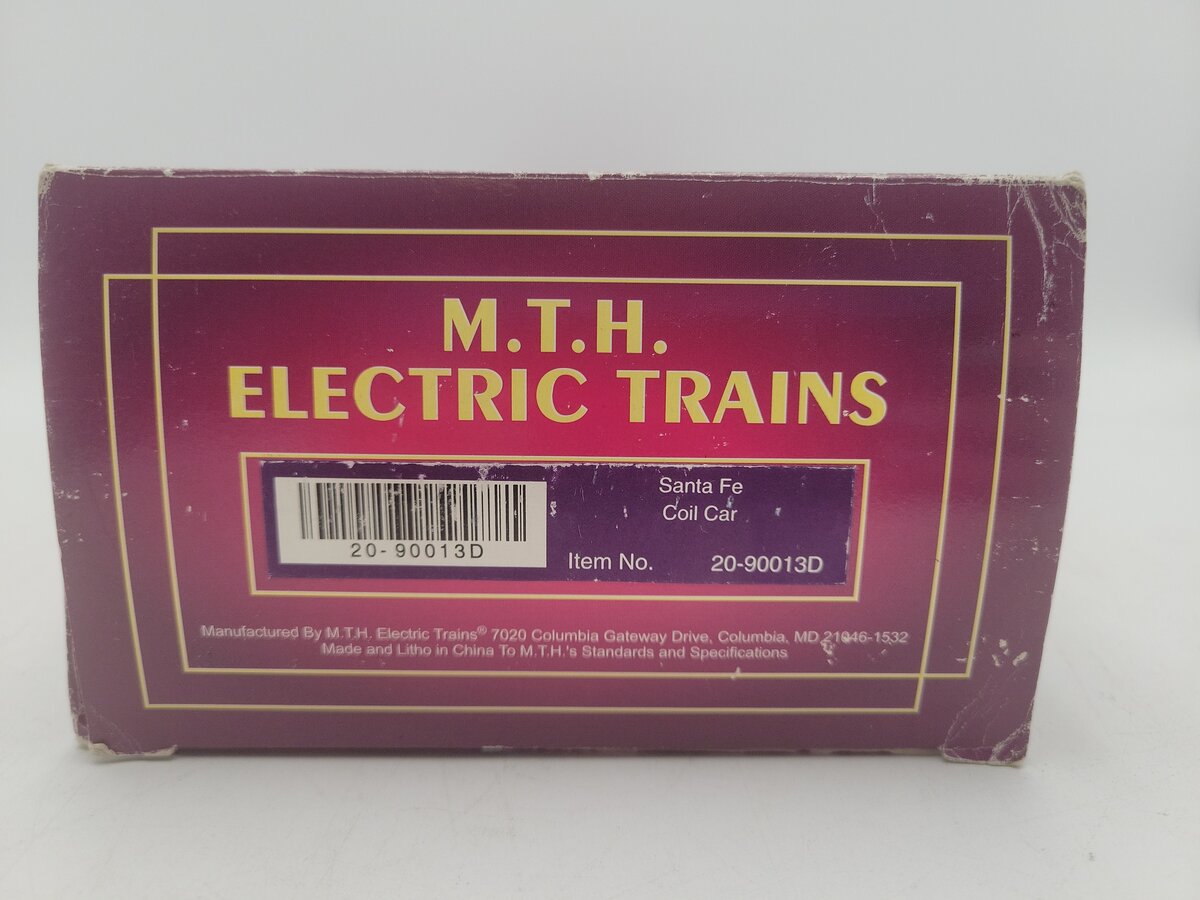 MTH 20-90013D O Santa Fe Coil Car #91971 LN/Box