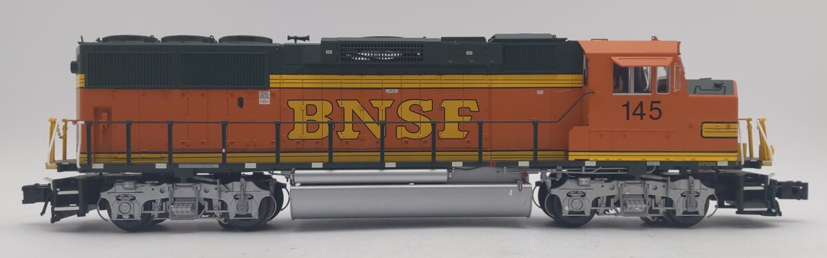 Atlas 1286-4 O BNSF Heritage Powered GP60M Diesel Locomotive #145 - 3 Rail EX/Box