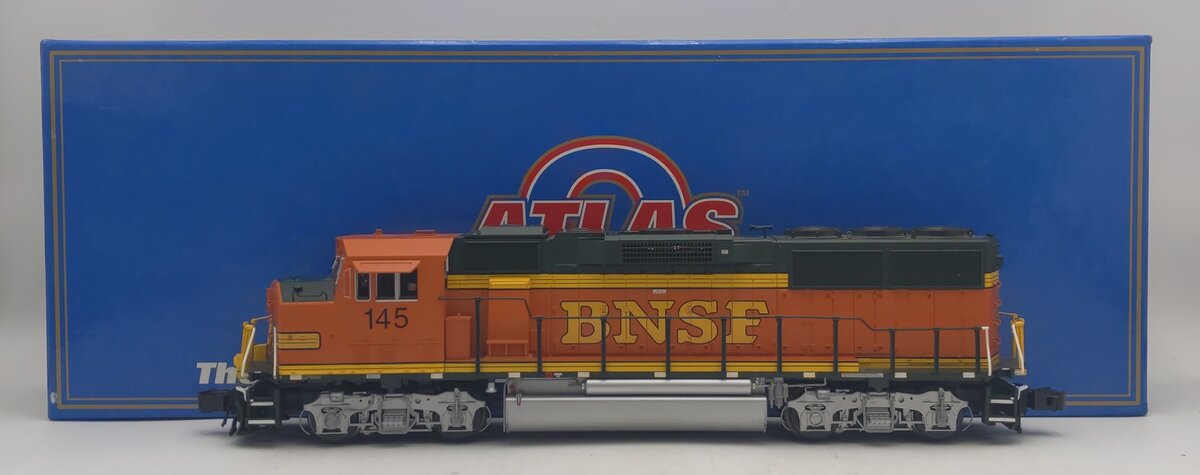 Atlas 1286-4 O BNSF Heritage Powered GP60M Diesel Locomotive #145 - 3 Rail EX/Box
