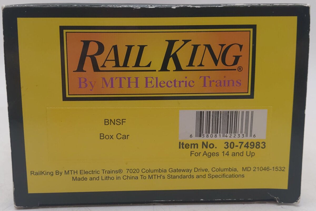 MTH 30-74983 O BNSF Box Car #712619