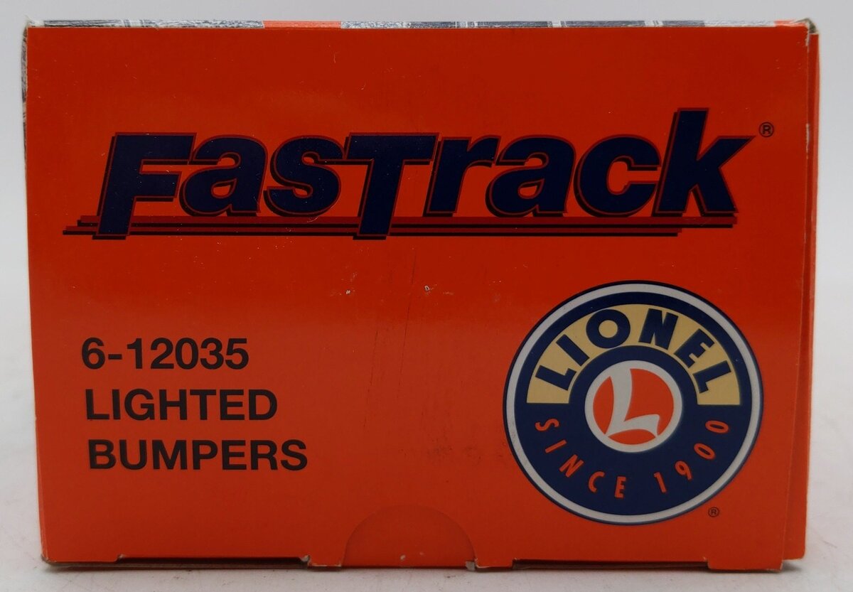 Lionel 6-12035 O Gauge FasTrack Lighted Bumper EX/Box