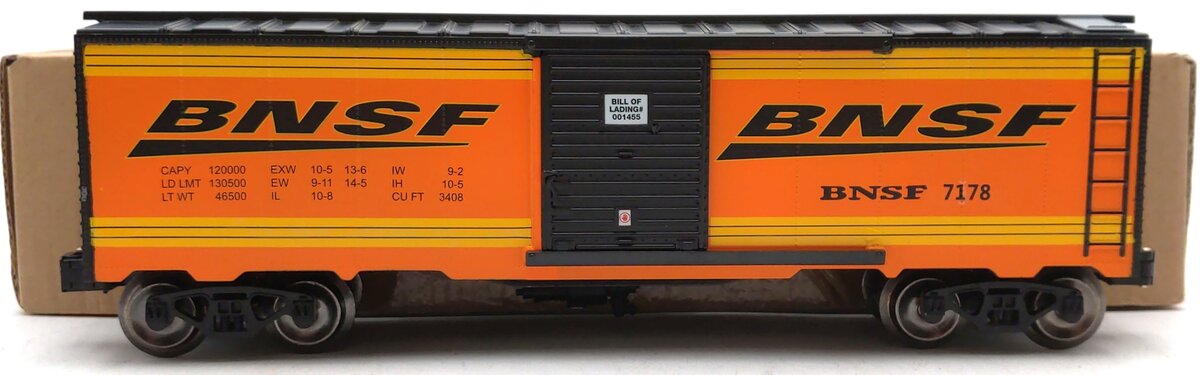 Menards 279-5786 O Gauge BNSF Boxcar #7178 EX/Box