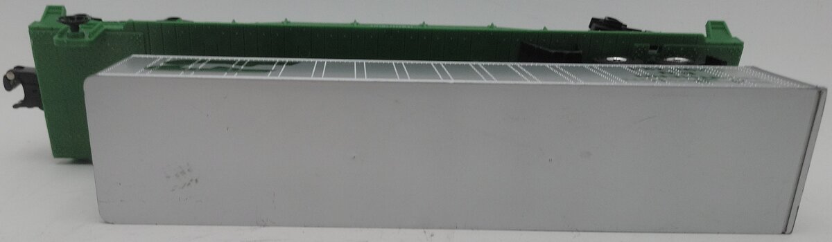 Lionel 6-16308 O Gauge Burlington Northern Flatcar w/Trailer #298224 VG