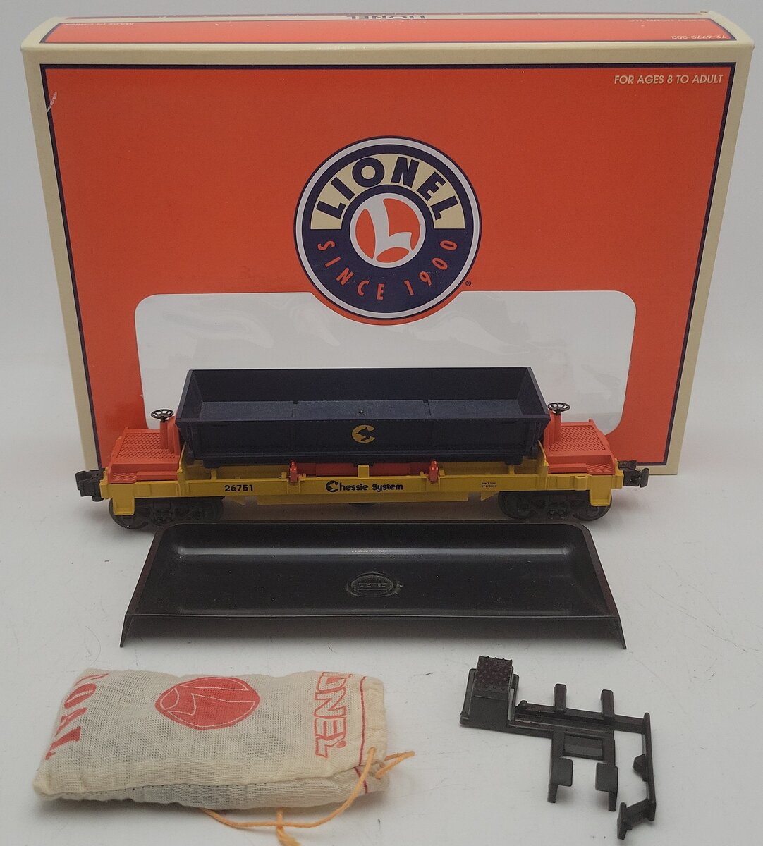 Lionel 6-26751 O Gauge Chessie System Operating Coal Dump Car EX/Box