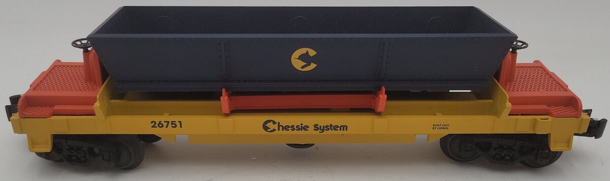 Lionel 6-26751 O Gauge Chessie System Operating Coal Dump Car EX/Box