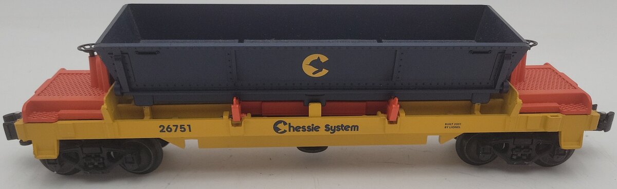 Lionel 6-26751 O Gauge Chessie System Operating Coal Dump Car EX/Box