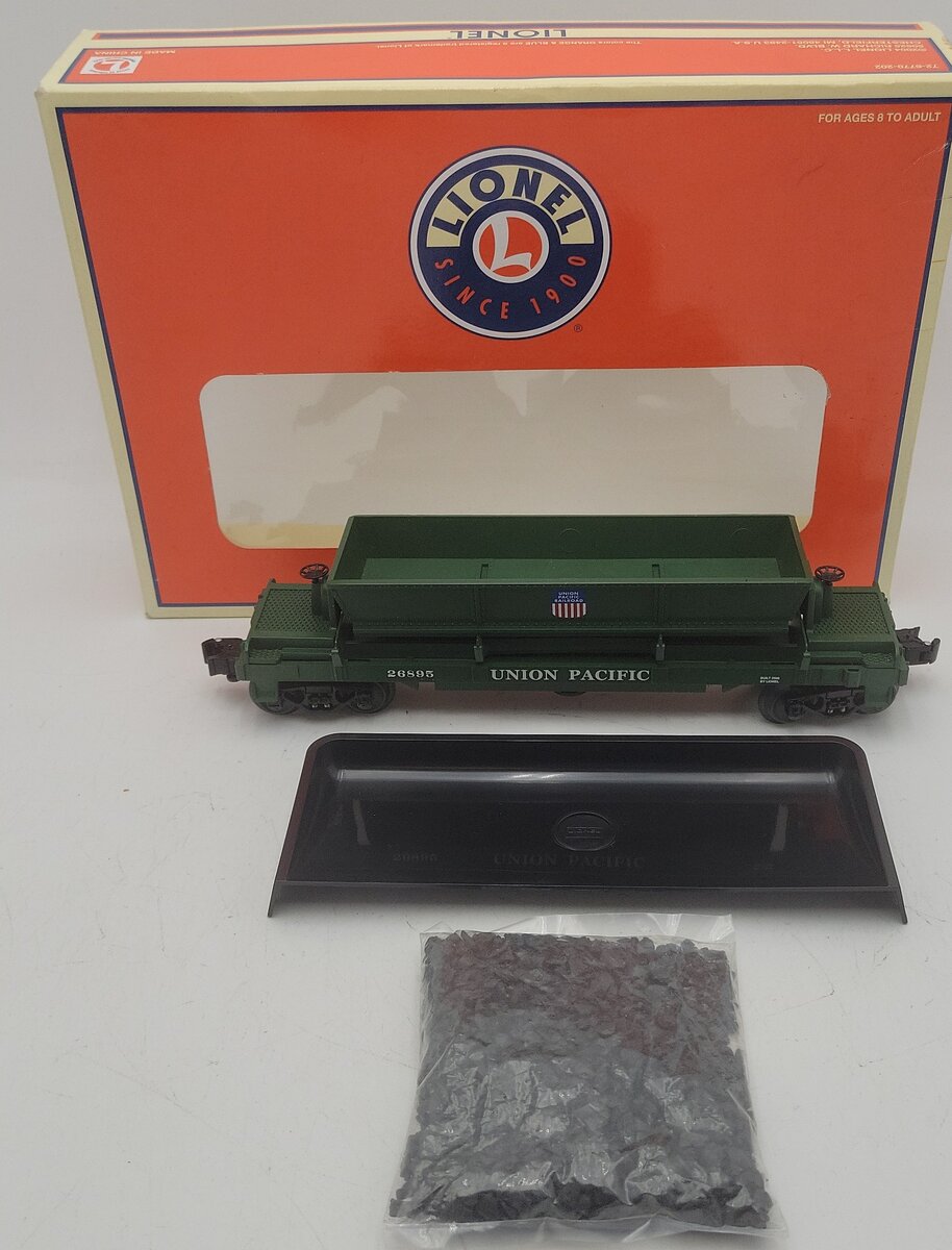Lionel 6-26895 O Union Pacific Coal Dump Car w/Coal Load EX/Box