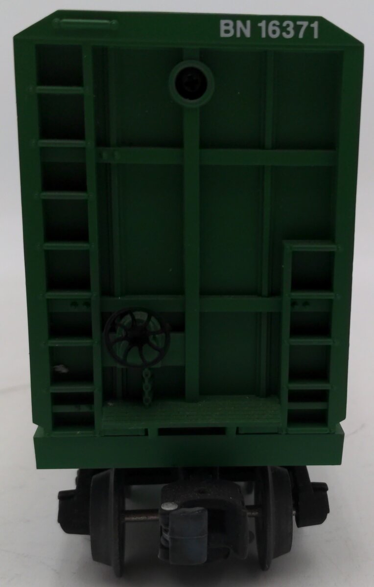 Lionel 6-16371 O Gauge Burlington Northern I-Beam Flat Car #16371 w/Wood Load EX