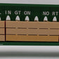 Lionel 6-16371 O Gauge Burlington Northern I-Beam Flat Car #16371 w/Wood Load EX