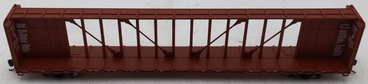 Walthers 932-41453 HO 72' Centerbeam Flat Car DWC # 626753 VG/Box