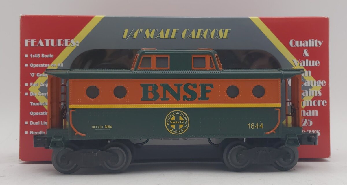 Williams CAB130 O Gauge BNSF N5C Caboose #1644 EX/Box