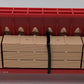 Lionel 6-16381 O Gauge CSXT Center I-Beam Flatcar w/ Wood Load EX/Box