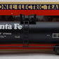 Lionel 6-17900 O Gauge Santa Fe Unibody Single Dome Tank Car #17900 VG/Box