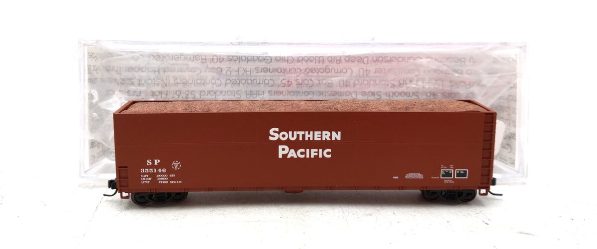 Deluxe Innovations 170306 N Southern Pacific Flat Side Woodchip Car #355146 LN/Box