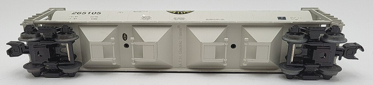 MTH 30-75521 O CSX RailKing 4-Bay Cylindrical Hopper Car #265105 EX/Box