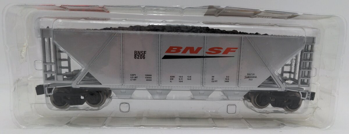 Menards 279-3574 O Gauge BNSF Coal Hopper Car #8166 EX