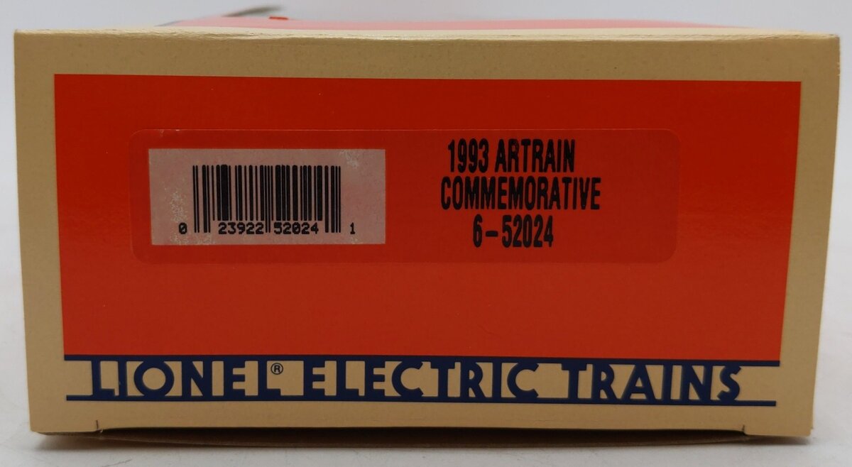Lionel 6-52024 O Gauge Conrail Artrain Commemorative Auto Carrier LN/Box