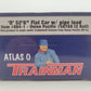 Atlas 984-1 O Scale Union Pacific Flat Car w/ Pipe Load #58789 (2 Rail) EX/Box