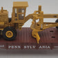 Lionel 6-16934 O Gauge Pennsylvania Flatcar w/Ertl Road Grader EX/Box