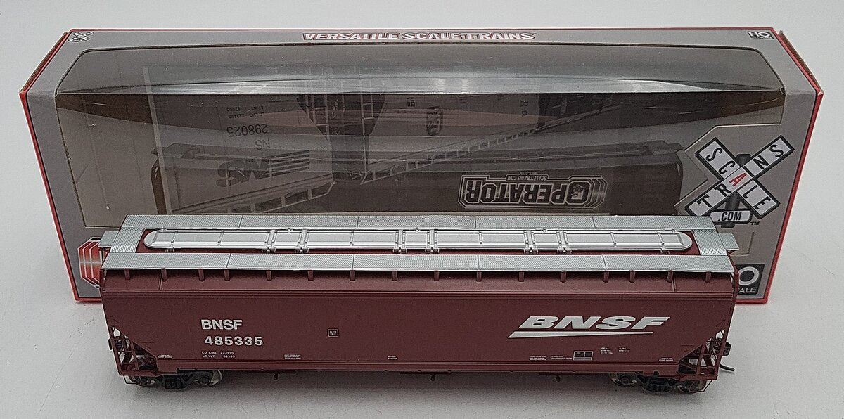 Scale Trains HO Scale Burlington Northern Covered Hopper Car #485335 LN/Box