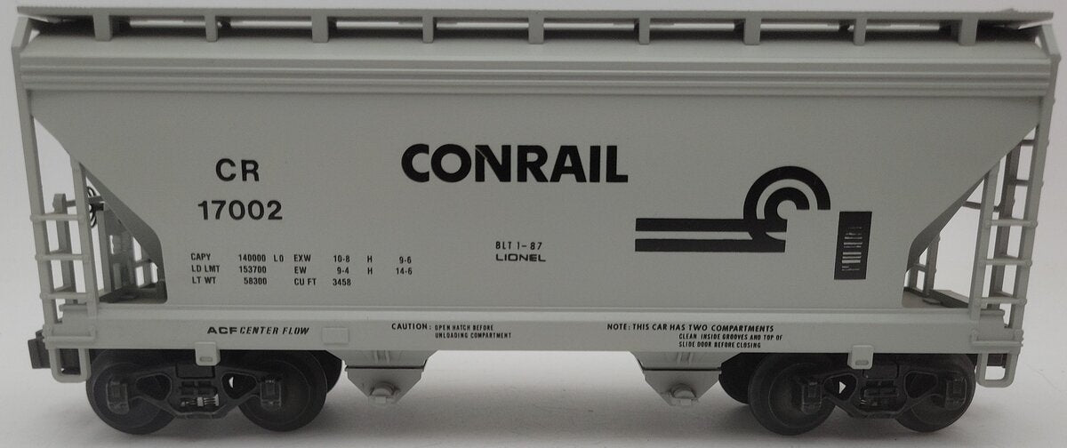 Lionel 6-17002 O Gauge Conrail Two Bay ACF Hopper #17002 EX/Box