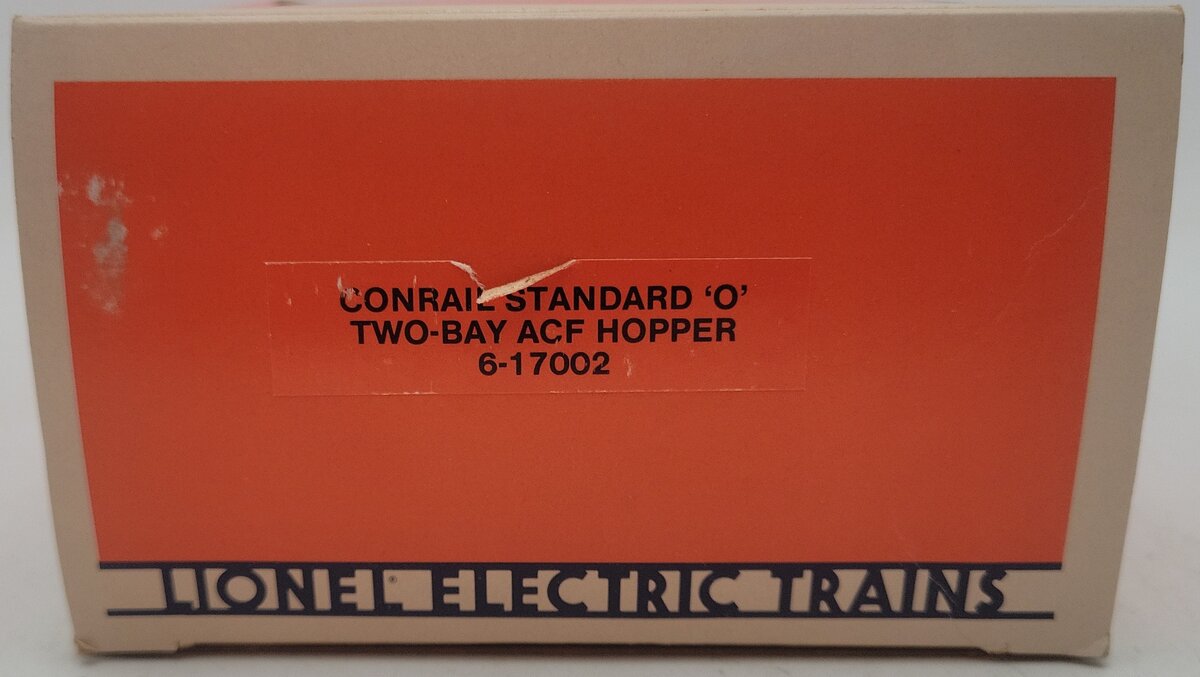 Lionel 6-17002 O Gauge Conrail Two Bay ACF Hopper #17002 EX/Box