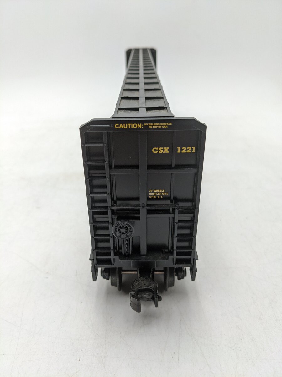 MTH 20-98211 O Gauge CSX Center I Beam Flat Car #1221 EX