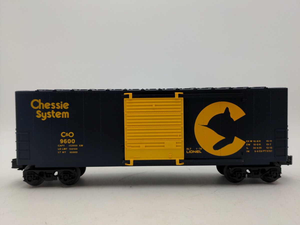 Lionel 6-9600 O Gauge Chessie Hi Cube Boxcar #9600 EX/Box