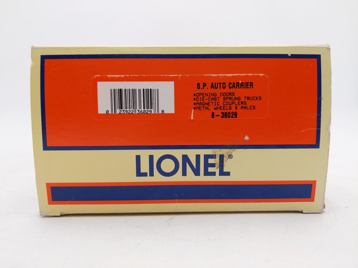 Lionel 6-36029 Southern Pacific Auto Carrier #516712 EX/Box