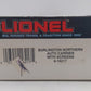 Lionel 6-16217 O Gauge Burlington Northern Auto Carrier with Screens EX/Box