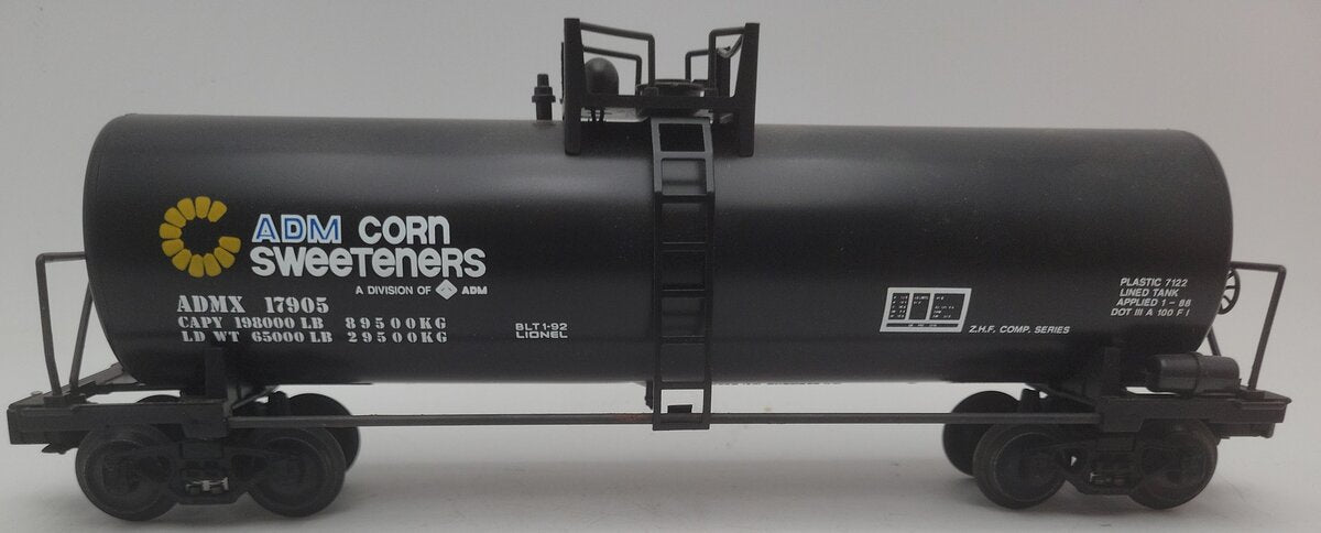 Lionel 6-17905 O Gauge Archer Daniels Midland Unibody Tank Car EX/Box