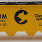 Lionel 6-9265 O Gauge Chessie Covered Hopper #9265 EX/Box