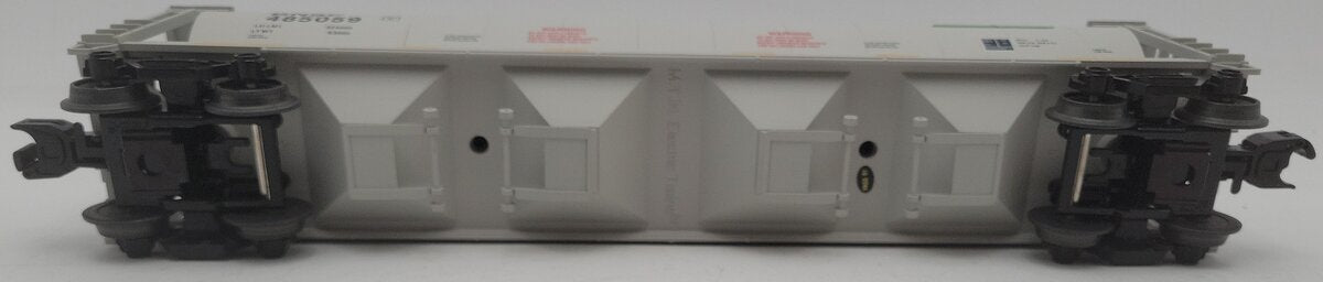 MTH 30-75523 O Gauge BNSF 4-Bay Cylindrical Hopper Car #485059 EX/Box
