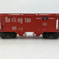 MTH 20-97105 O Gauge Burlington PS-2 Covered Hopper Car #189312 EX
