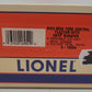 Lionel 6-16954 O Gauge New York Central Flatcar with ERTL Scraper #6424 EX/Box