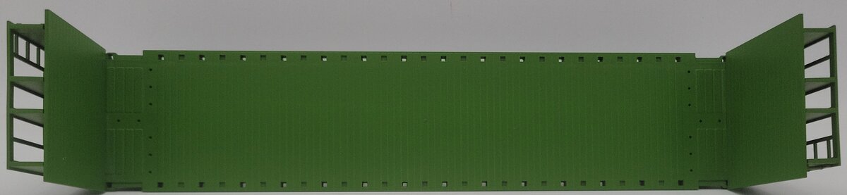 Weaver U2704 O Gauge Burlington Northern Flat Car #615944 - 3-Rail EX/Box