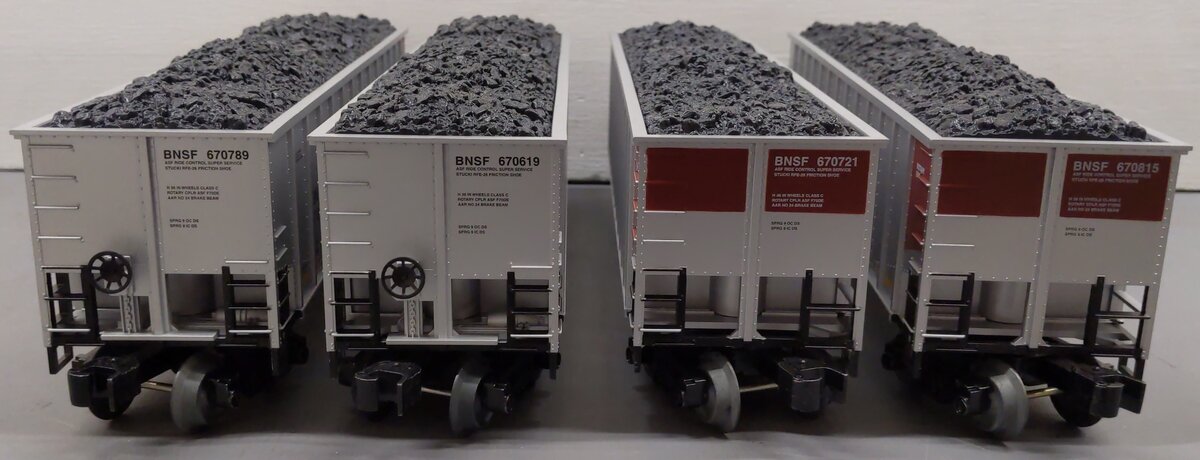 Lionel 2243010 O BNSF Standard Rotary Gondola (Set of 4) EX/Box