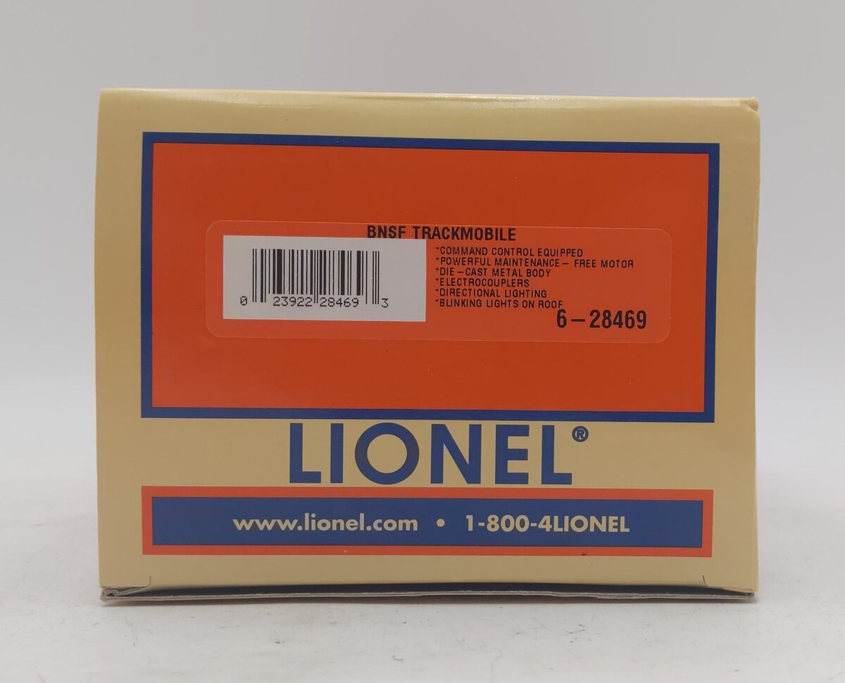 Lionel 6-28469 Burlington Northern Santa Fe 4850TM Trackmobile EX/Box