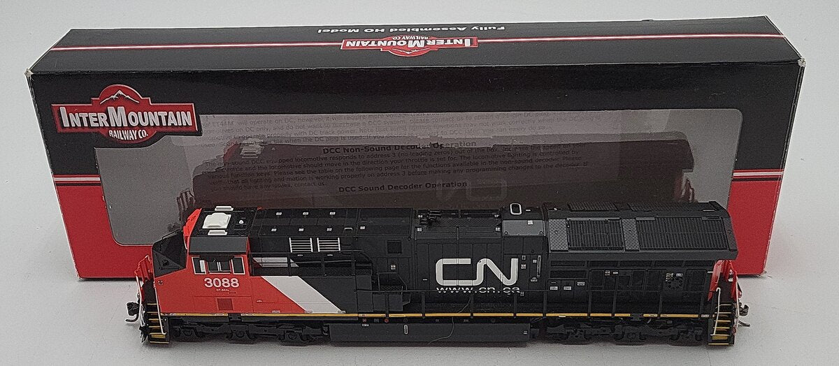InterMountain 497102S-12 HO Scale Canadian National ET44AC Locomotive #3088 LN/Box