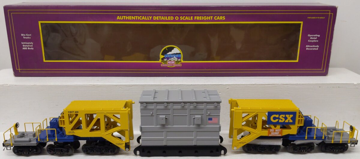 MTH 20-98576 CSX Schnabel Flatcar #400 EX/Box