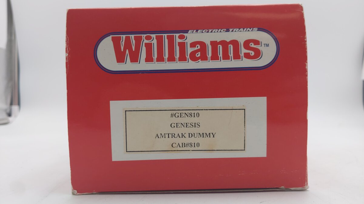Williams GEN810 O Gauge Amtrak Genesis Non-Powered Diesel Locomotive #810/Box
