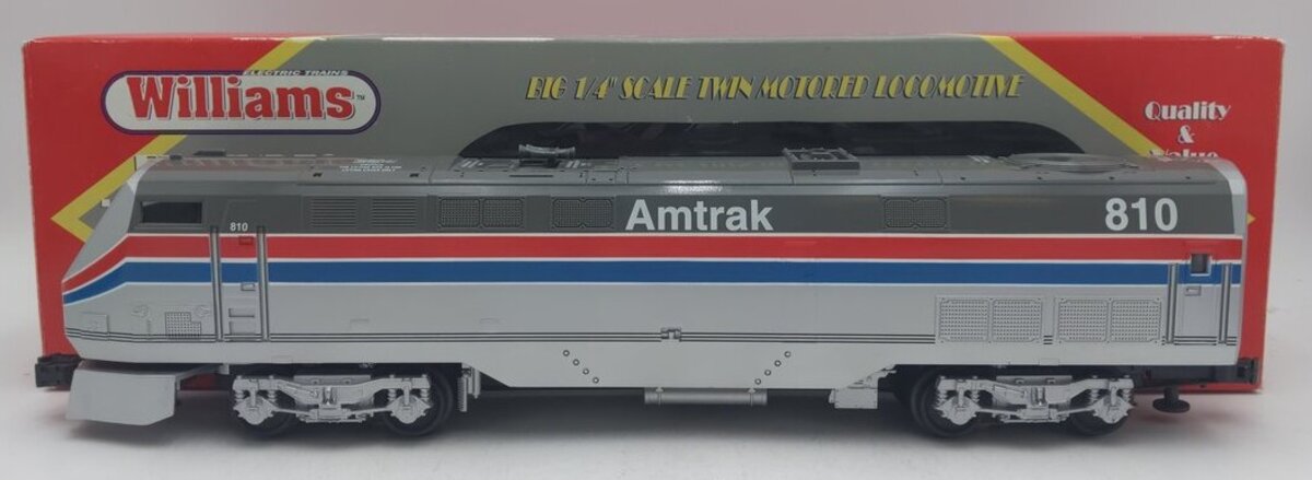 Williams GEN810 O Gauge Amtrak Genesis Non-Powered Diesel Locomotive #810/Box