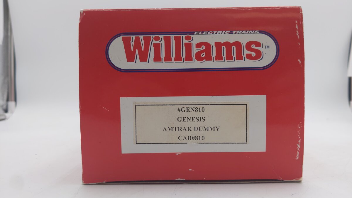 Williams GEN810 O Gauge Amtrak Genesis Non-Powered Diesel Locomotive #810/Box