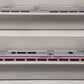 MTH 20-66232 O Amtrak Wide Strip SuperLiner Coach Cars (Set of 2) EX/Box
