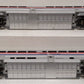 MTH 20-66232 O Amtrak Wide Strip SuperLiner Coach Cars (Set of 2) EX/Box