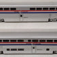 MTH 20-66232 O Amtrak Wide Strip SuperLiner Coach Cars (Set of 2) EX/Box