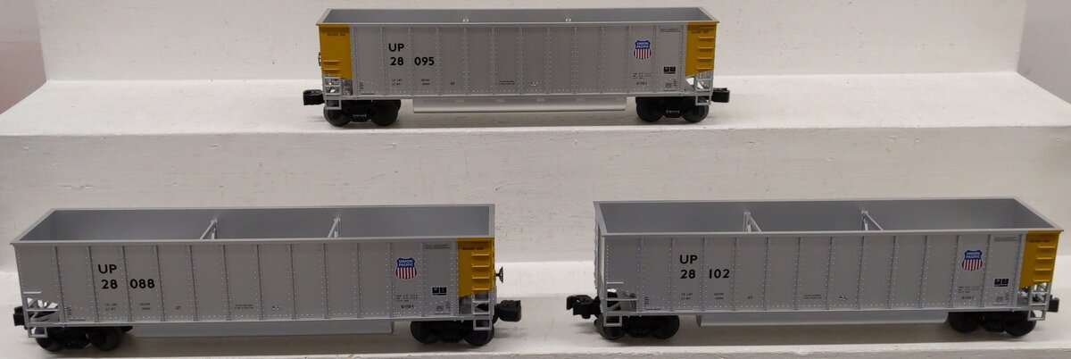 Lionel 6-17488 O Gauge Union Pacific Bathtub Gondola (Pack of 3) EX/Box