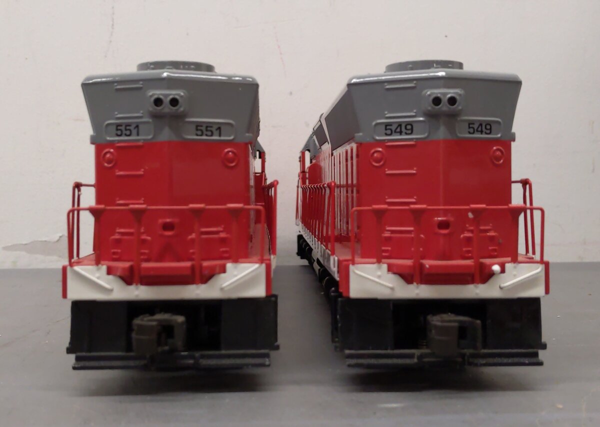 Williams SD205H O Burlington SD-45 Diesel A-A W/Horn #549/551 EX/Box